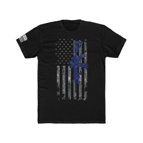 Launched The Thin Blue Line Patrol Rifle T-Shirt