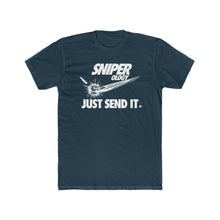 Load image into Gallery viewer, Just Send It - Men&#39;s Cotton Crew Tee - Sniperology