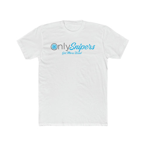 Only Snipers - Men's Cotton Crew Tee - Sniperology