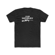 Load image into Gallery viewer, I Study Sniperology - Men&#39;s Cotton Crew Tee - Sniperology