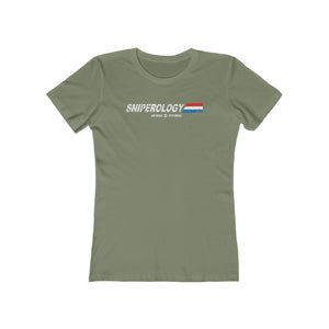 Sniperology - Aim Small, Miss Small - Women's Tee - Sniperology