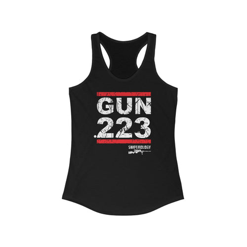 GUN .223 - Women's Ideal Racerback Tank - Sniperology