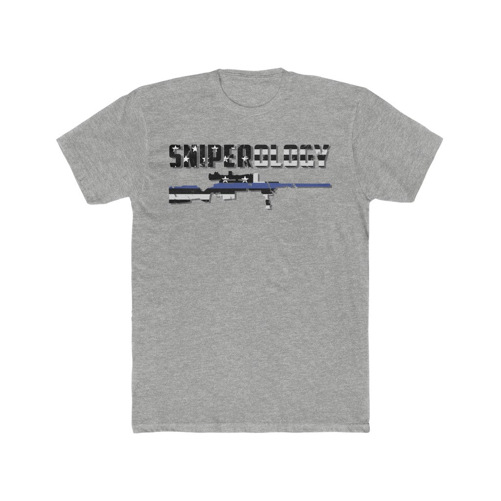 Blue Line Retro T-Shirt