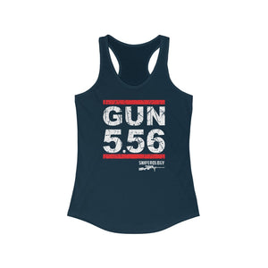 GUN 5.56 - Women's Ideal Racerback Tank - Sniperology