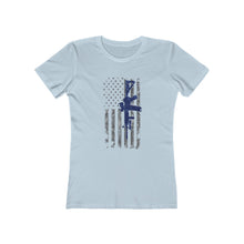 Load image into Gallery viewer, Thin Blue Line - Patrol Rifle - Women&#39;s Tee - Sniperology