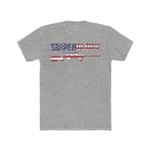 Load image into Gallery viewer, Sniperology American Flag - Men&#39;s Cotton Crew Tee - Sniperology