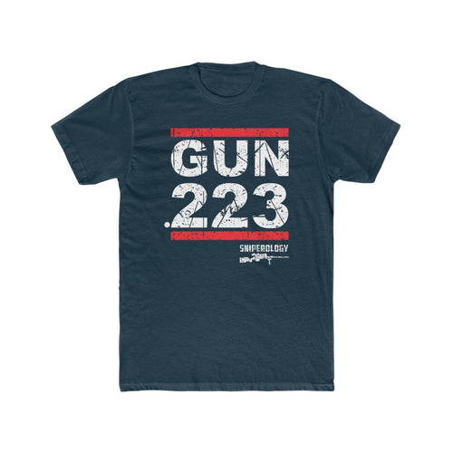 GUN .223 - Men's Cotton Crew Tee - Sniperology