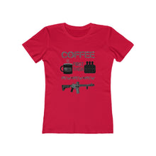 Load image into Gallery viewer, Coffee First - Pew Pew Pew - Women&#39;s Tee - Sniperology
