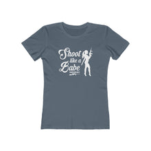 Load image into Gallery viewer, Shoot like a Babe - Women&#39;s Tee - Sniperology