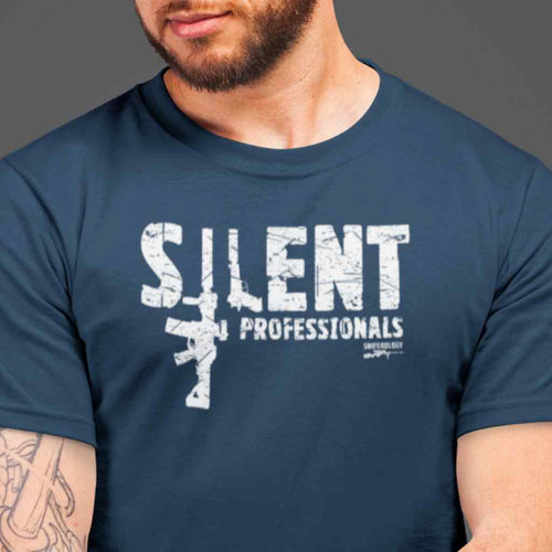 Silent Professionals - Men's Cotton Crew Tee - Sniperology