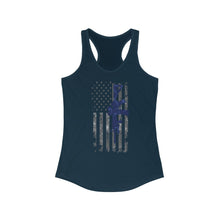 Load image into Gallery viewer, Thin Blue Line - Patrol Rifle - Women&#39;s Racerback Tank Top - Sniperology