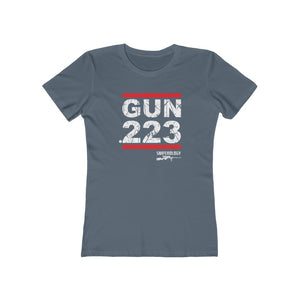 GUN .223 - Women's Fine Jersey Tee - Sniperology