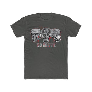 Do No Evil - Combat Skulls - Men's Cotton Crew Tee - Sniperology