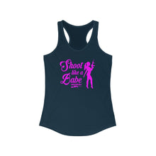 Load image into Gallery viewer, Shoot like a Babe - Women&#39;s Racerback Tank Top - Sniperology